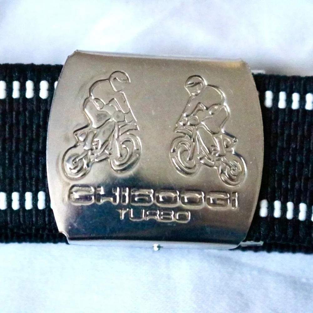 Chiboogi Black Elastic Buckle Belt